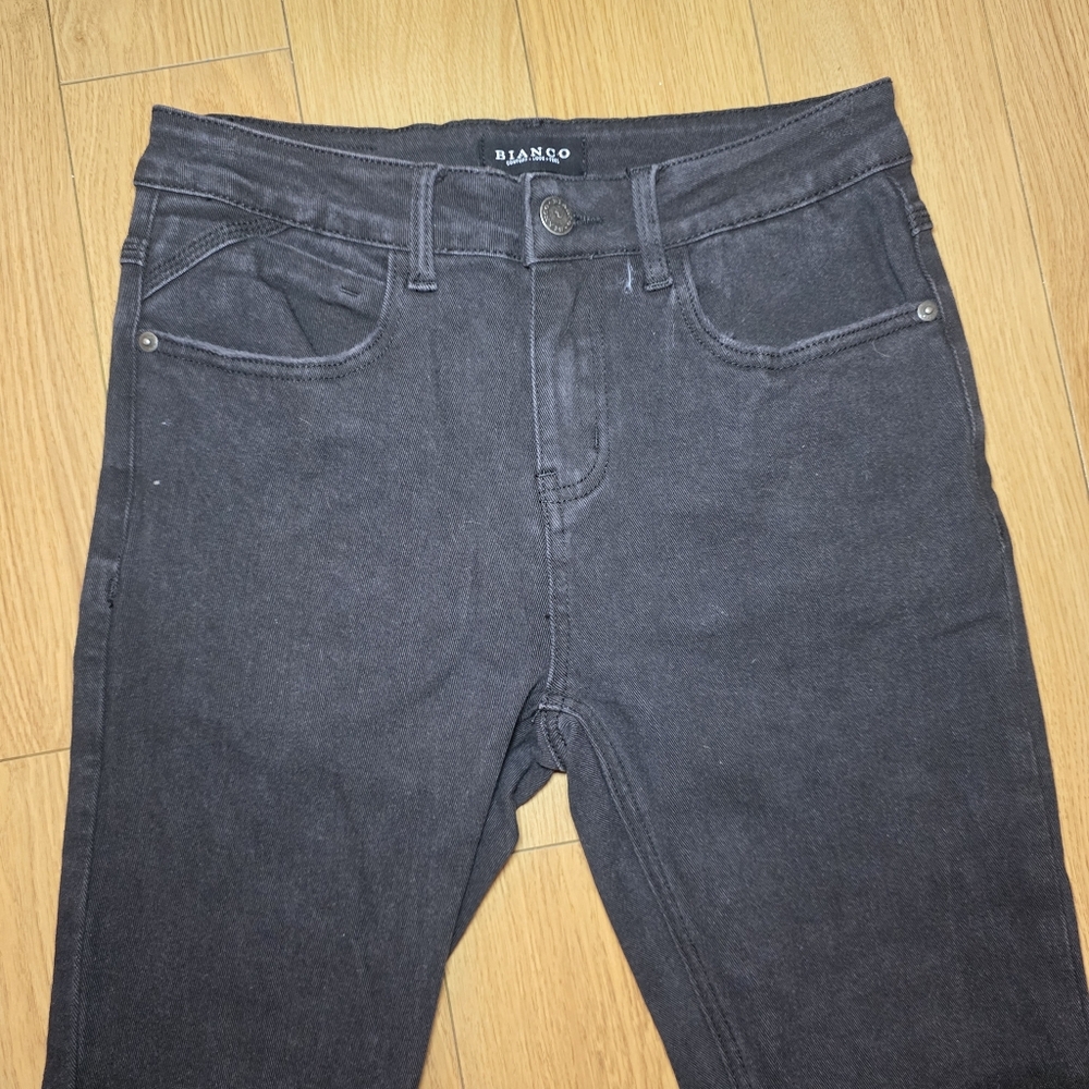 Bianco Elena Flare Jeans With Hem Detail- 29 - Picture 4 of 10